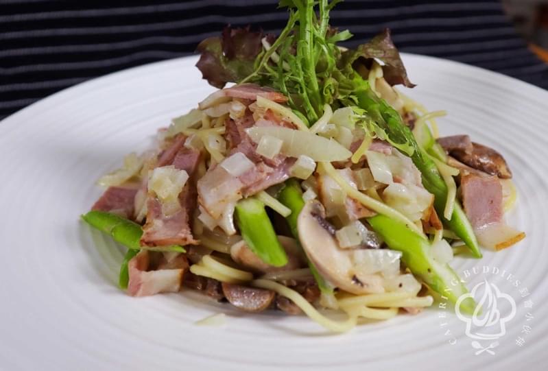 忌廉煙肉露荀雜菌燴意粉（5磅）